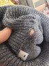 科蒙博卡山羊絨純色修身打底衫保暖高領(lǐng)針織衫羊絨衫 灰色 S 曬單實(shí)拍圖