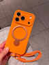 貝克拉適用蘋(píng)果17promax手機殼新款Ai按鍵液態(tài)支點(diǎn)殼iphone17pro旋轉磁吸帶支架掛繩手腕17鏡頭全包防摔 【星宇橙+掛繩】360°磁吸支架_耐臟抗指紋 iPhone 17 Pro Max 曬單實(shí)拍圖