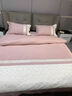 LUOLAI羅萊出品160支長(cháng)絨棉四件套100全棉刺繡被套純棉床單被套床上用品 圣迪奧-海泡沫 床單款 1.5m  被套200*230cm-四件套 曬單實(shí)拍圖