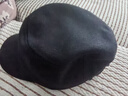 聽(tīng)風(fēng)說(shuō)冬季防風(fēng)全封口羊毛呢帽子男加絨保暖大碼平頂帽中年大頭圍鴨舌帽 黑色 加大碼 曬單實(shí)拍圖