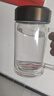 蘇泊爾（SUPOR）雙層玻璃杯茶杯耐隔熱防燙帶手柄水杯商務(wù)辦公男女士過(guò)濾帶蓋杯子 烏木黑- 450ml 曬單實(shí)拍圖
