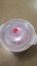 OIMG微波爐加熱專(zhuān)用器皿食品級塑料碗耐高溫熱飯菜容器三件套帶蓋飯盒 大中小三件套 曬單實(shí)拍圖