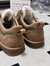 百麗戶(hù)外休閑低幫雪地鞋男冬季新款厚實(shí)保暖鞋毛毛鞋A28DM5 駝色 41 (255mm) 曬單實(shí)拍圖