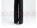 班尼路（Baleno）S&K燈芯絨直筒褲女2025年秋冬女裝新款加厚小個(gè)子穿搭休閑闊腿褲 黑#純色 【加絨闊腿褲】 L 【不易起球】 曬單實(shí)拍圖
