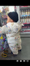 巴拉巴拉童裝嬰兒羽絨服寶寶輕薄連體衣抱衣爬服兒童冬裝男童女童可愛(ài)萌趣 曬單實(shí)拍圖