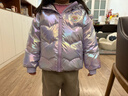 PawinPaw卡通小熊童裝秋冬女寶后背翅膀炫彩羽絨服保暖 Purple紫色/75 110 cm 曬單實(shí)拍圖