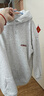 nasawassup美式復古流星連帽潮流衛衣男女裝秋冬款加絨加厚情侶重磅寬松上衣 白灰色款-M01 加絨 L 【建議110-130斤】 曬單實(shí)拍圖