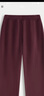 Abercrombie & Fitch百搭LOGO顯瘦微喇保暖抓絨運動(dòng)衛褲長(cháng)褲25秋冬新款女裝147-5116 酒紅色 XS (160/66A) 偏大偏長(cháng)，建議小一碼 曬單實(shí)拍圖