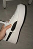 彪馬（PUMA）經(jīng)典復古增高厚底鞋小白鞋女子冬網(wǎng)球休閑板鞋SKYE374764 白-黑色-02 37 曬單實(shí)拍圖