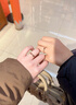 丹尼爾惠靈頓（DanielWellington）dw情侶對戒經(jīng)典玫瑰金52+54情侶戒指送女友生日禮物017+018 曬單實(shí)拍圖