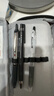 百樂(lè )（PILOT）JUICE UP果汁筆按動(dòng)黑色中性筆0.5mm簽字筆水筆學(xué)生考試st刷題筆文具套裝 1筆+10替芯 曬單實(shí)拍圖