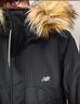 NEW BALANCE25年男款休閑保暖運動(dòng)毛領(lǐng)羽絨服AMJ53371 BK M 曬單實(shí)拍圖