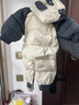 巴厘小豬嬰兒羽絨服冬季連體衣男女寶三防風(fēng)衣連帽加厚保暖外出服寶寶冬裝 奶萌小熊貓 80cm 曬單實(shí)拍圖