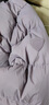 坦博爾羽絨服女中長(cháng)款帶帽寬松舒適保暖媽媽款外套510560D 香融紫 170  曬單實(shí)拍圖