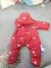 迪弟.尼  HEYDIDY寶寶過(guò)年拜年衣服冬款喜慶加絨包腳嬰兒服夾棉連體衣加厚外出抱衣 兔子 過(guò)年服包腳 59cm 曬單實(shí)拍圖