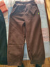 恒源祥中年媽媽褲子冬款加絨加厚高腰彈力燈芯絨奶奶直筒休閑保暖外穿褲 咖啡色 3XL 【120-135斤】 曬單實(shí)拍圖