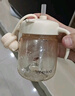 英氏（YEEHOO）兒童牛奶杯寶寶學(xué)飲杯帶刻度吸管水杯嬰幼兒專(zhuān)用喝水防摔杯子 曬單實(shí)拍圖
