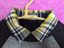 巴拉巴拉童裝男童襯衫長(cháng)袖中大童格子印花襯衣秋冬加絨上衣潮 曬單實(shí)拍圖