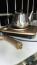 金灶（KAMJOVE）全自動(dòng)上水電熱水壺 泡茶壺整套茶具套裝 電茶壺燒水壺保溫泡茶器 F7銀色版【面板22.5x26cm】 0.8L 曬單實(shí)拍圖
