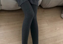 浪莎光腿神器打底褲女秋冬高腰修身外穿加絨加厚連褲襪 黑連【中厚】 曬單實(shí)拍圖