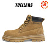 Tcellars馬丁靴男鞋秋冬新款英倫復古風(fēng)大黃靴厚底防滑戶(hù)外工裝靴子男士 楓葉黃【加絨】（卡半碼建議拍大一碼） 40 曬單實(shí)拍圖