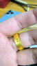 谷橘金包銀戒指黃金霸氣男士進(jìn)寶戒指福字發(fā)財戒黃金足金包銀指環(huán)送禮 福字寬版活口戒指_重約11克(包金1克) 曬單實(shí)拍圖