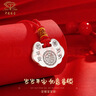 中國珠寶生日新年禮物送女友足銀999長(cháng)命鎖嬰兒歲歲平安兒童鎖包滿(mǎn)月周歲 曬單實(shí)拍圖