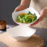 潔雅杰陶瓷沙拉碗家用7英寸純白裝甜品蔬菜碗 2只裝 曬單實(shí)拍圖