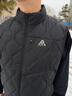 安踏輕薄羽絨馬甲丨戶(hù)外立領(lǐng)短款外套男裝冬季新款保暖棉服輕薄羽 曬單實(shí)拍圖