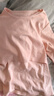 愛(ài)寶適孕婦秋衣秋褲純棉秋冬月子服孕婦睡衣哺乳衣喂奶衣 XL粉色M306 曬單實(shí)拍圖