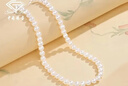 中國珠寶 淡水珍珠項鏈女2025新款年輕媽媽款頸鏈母親新年禮物送女友老婆 曬單實(shí)拍圖