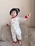 英氏（YEEHOO）【晚會(huì )同款】滿(mǎn)月嬰兒衣服純棉男女寶寶新年連體衣 歲歲蘋(píng)安哈衣 【襟哈2件裝】 80cm （推薦9-18個(gè)月） 曬單實(shí)拍圖