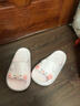chikoku可愛(ài)豬小可涼拖鞋女士夏季居家厚底防滑情侶款舒適一字拖鞋男外穿 小氙粉 36-37 【適合36-37碼】 曬單實(shí)拍圖