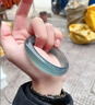 禮盼藍水瑪瑙玉髓玉鐲子手鐲冰種翡翠色手鐲女油青綠鐲子38婦女節禮物 56mm圈口體重95-105斤 （精美禮盒） 曬單實(shí)拍圖