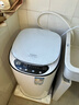 川崎川崎洗衣機全自動(dòng)小型家用迷你洗烘一體藍光洗脫一體強力風(fēng)干 【呵護母嬰】洗烘一體不銹鋼內筒 珠光白 曬單實(shí)拍圖