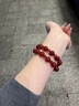 GATMEET天然紅瑪瑙手鏈女趙露思同款本命年疊戴轉運珠手串送閨蜜女友禮物 4+10mm紅瑪瑙雙圈疊戴手串 手圍14cm 曬單實(shí)拍圖