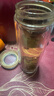 希諾（heenoor）玻璃杯水晶雙層加厚防爆大容量車(chē)載泡茶杯子隔熱商務(wù)茶杯水杯高檔 521ml平面蓋玻璃杯+杯刷 曬單實(shí)拍圖