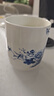 瀟毅艾 景德鎮陶瓷茶杯帶蓋家用杯喝茶杯青花瓷器辦公杯子 曬單實(shí)拍圖