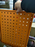 三箭倉儲貨架蝴蝶孔置物架庫房多層超市地下室用槽鋼架專(zhuān)用洞洞板配件 橙色【側面小板】寬40cm 曬單實(shí)拍圖