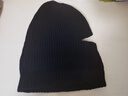 沐馳斯頓帽子冬季男士款巴拉克拉法帽針織毛線(xiàn)帽防風(fēng)防寒頭套面罩保暖冷帽 黑色【一帽兩用】 均碼 曬單實(shí)拍圖