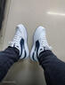 阿迪太子品牌斷碼冬季新款皮面輕便軟底運動(dòng)鞋潮流百搭跑步鞋時(shí)尚耐磨板鞋 AD-dp71白黑 40 曬單實(shí)拍圖