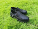 富貴鳥(niǎo)男士休閑皮鞋男鞋軟底防滑中老年爸爸鞋50-60歲真皮套腳老人鞋子 黑色 40 曬單實(shí)拍圖
