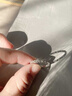 999足銀愛(ài)心鏤空純銀閉口戒指女款閉口簡(jiǎn)約心形百搭疊戴小眾指環(huán) 愛(ài)心素圈戒指10號+玫瑰盒 曬單實(shí)拍圖