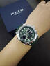 飛克（FEIKE）品牌2026年新款多功能手表男士個(gè)性復古潮流男士手表新年禮物男生 銀殼綠面綠帶 曬單實(shí)拍圖
