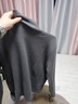 奧絲婕（Aosijie）高端品牌 堆堆領(lǐng)針織衫女2025秋冬新款修身內搭保暖打底衫上衣 深灰色 XL 【建議120-130斤】 曬單實(shí)拍圖