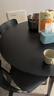 宜家（IKEA）LISABO利薩伯餐桌北歐風(fēng)格餐桌餐廳桌子黑色圓桌長(cháng)條桌圓餐桌家具 【單桌】105cm白蠟木貼面桌/黑色 曬單實(shí)拍圖