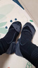 迪卡儂運動(dòng)襪加厚中高幫吸汗透氣襪子網(wǎng)球球襪TEN高幫黑色4018228 曬單實(shí)拍圖