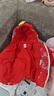 巴拉巴拉童裝兒童羽絨服男童女童2025新款春裝拜年服紅色嬰兒外套國風(fēng)加厚 曬單實(shí)拍圖