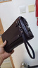 袋鼠（KANGAROO）2025新款手拿包密碼鎖男士軟皮手包大容量手抓包商務(wù)手機錢(qián)包 A90手棕色 曬單實(shí)拍圖