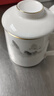PAKCHOICE茶杯茶水分離陶瓷杯帶蓋辦公室杯羊脂玉水杯送長(cháng)輩父親禮物泡茶杯 曬單實(shí)拍圖